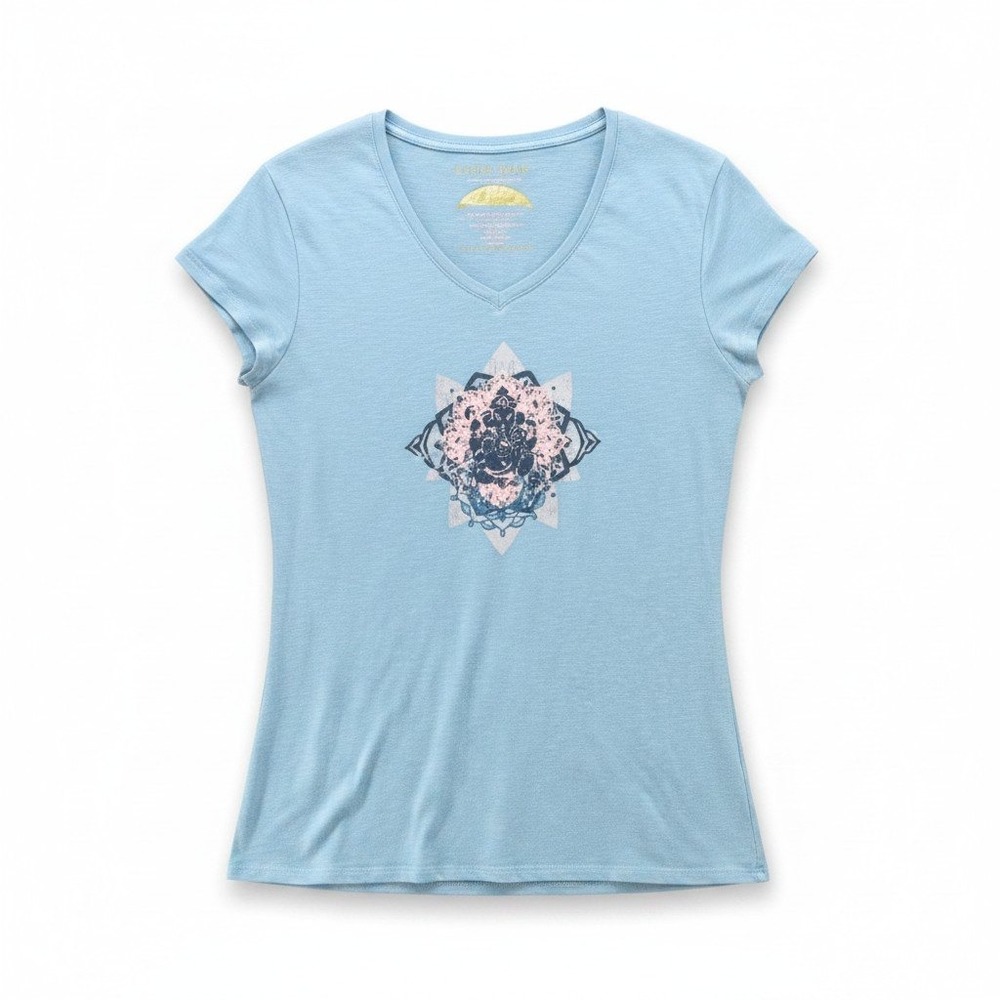 Earth Yoga Shirt XL Organic Cotton Bamboo Cooling Athleisure Relaxed Pilates